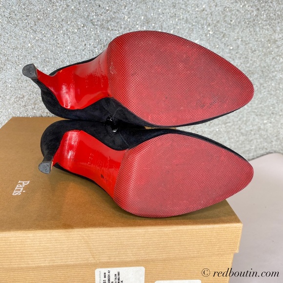 ♥️Sold ARIELLA TALON 120MM SUEDE BOOTS - Picture 7 of 8